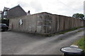 Fenced-off area in Pencader