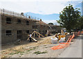 Houses being built, Park Lane, Middleham