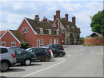 TM4249 : Orford: Market Hill and The Crown and Castle by John Sutton