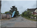 Entrance to some holiday cottages in Colwell Common Road