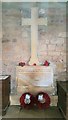 War memorial inside All Saints