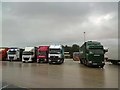 Trucks at Lymm Services