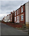 Brick houses, Broughton Road, Lodge near Wrexham