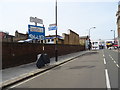 TQ2583 : Pre-Worboys Road sign on Belsize Road  by JThomas