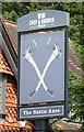 Sign for the Battle Axes, Radlett