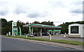 Service station on Watling Street (A5183)