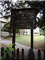 TG1617 : St. Margarets Church sign by Geographer