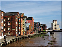 TA1028 : Old Harbour, River Hull, Kingston upon Hull by Bernard Sharp
