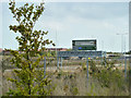 Sign gantry on A2