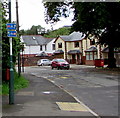 National Cycle Network direction signs, Church Street, Tredegar