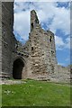 NU2521 : Gatehouse at Dunstanburgh Castle by DS Pugh