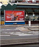 ST3088 : Heart Breakfast advert, Queensway, Newport by Jaggery