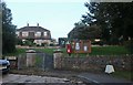 Houses by the church, Hannington