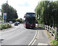 Reds double-decker, Swan Road, Pewsey