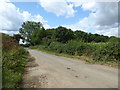 Minor road near Sheephouse Farm