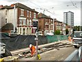 Tram track replacement, The Forest tram stop