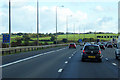 TQ5197 : M25, London Orbital Motorway near to Passingford Bridge by David Dixon