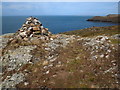 SH2990 : Cairn Above Porth y Dwfr by Chris Andrews
