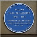 Blue plaque for William Nash Skillicorne