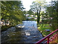 Part of the Afon Seiont in Glan Gwna Holiday Park