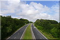 The A256 north from Dover