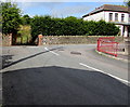 Bend at the western end of Maes-y-graig Street, Gilfach