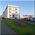 Scarborough: stucco, flower beds and evening light