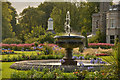 NJ8634 : Fountain in the Garden at Haddo House, Aberdeenshire by Andrew Tryon