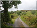 Duburren Road climbs westwards