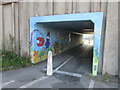 Cycle route beneath Lincoln Road Bridge