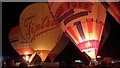 NS6944 : Strathaven Balloon Festival 2019, night glow by Gordon Brown