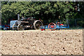 SJ4413 : The corner of the steam cultivating area - Shrewsbury Steam Rally by Chris Allen