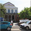 Grade II Listed church on the east side of St Peter Street, Tiverton