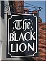 The Black Lion sign