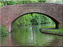 SK1806 : Tamhorn Park Bridge north of Hopwas in Staffordshire by Roger  Kidd
