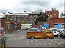 SO8754 : Worcestershire Royal Hospital - estates yard by Chris Allen