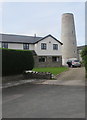 Windmill tower at the southern end of Windmill Close, Wick, Vale of Glamorgan