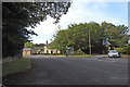 Bus stop in the centre of Ludborough village