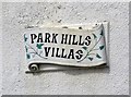 SD8009 : Park Hills Villas: Name plaque by Gerald England