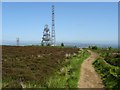 NO2505 : Communication Masts on Purin Hill by Philip Halling