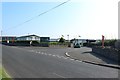 Entrance to Amble Links Caravan Park