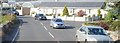 Traffic crossing the bridge over the Cully Water at Silverbridge