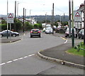 Warning signs - humps for 270 yards, Hengoed Avenue, Cefn Hengoed