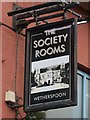 The Society Rooms sign