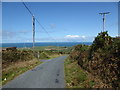 View down the lane from Garn Fawr to Strumble Head