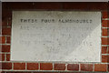 Inscription on Almshouses near Somerton Hall