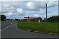 The red post signpost