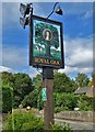 "Royal Oak" pub sign in Ulley