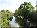 The Kennet & Avon Canal approaching Great Bedwyn