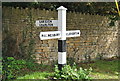 Signpost, The Street, Lea, Wiltshire 2019